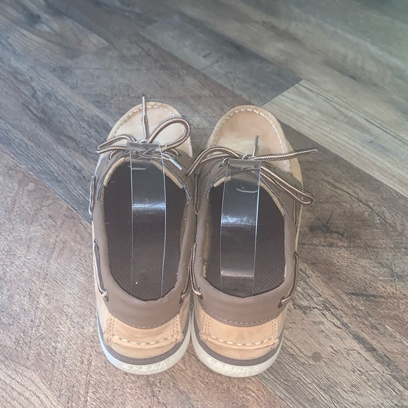 Sperry “Leeward” brown/tan leather boat shoes size 4.5M - Picture 3 of 4